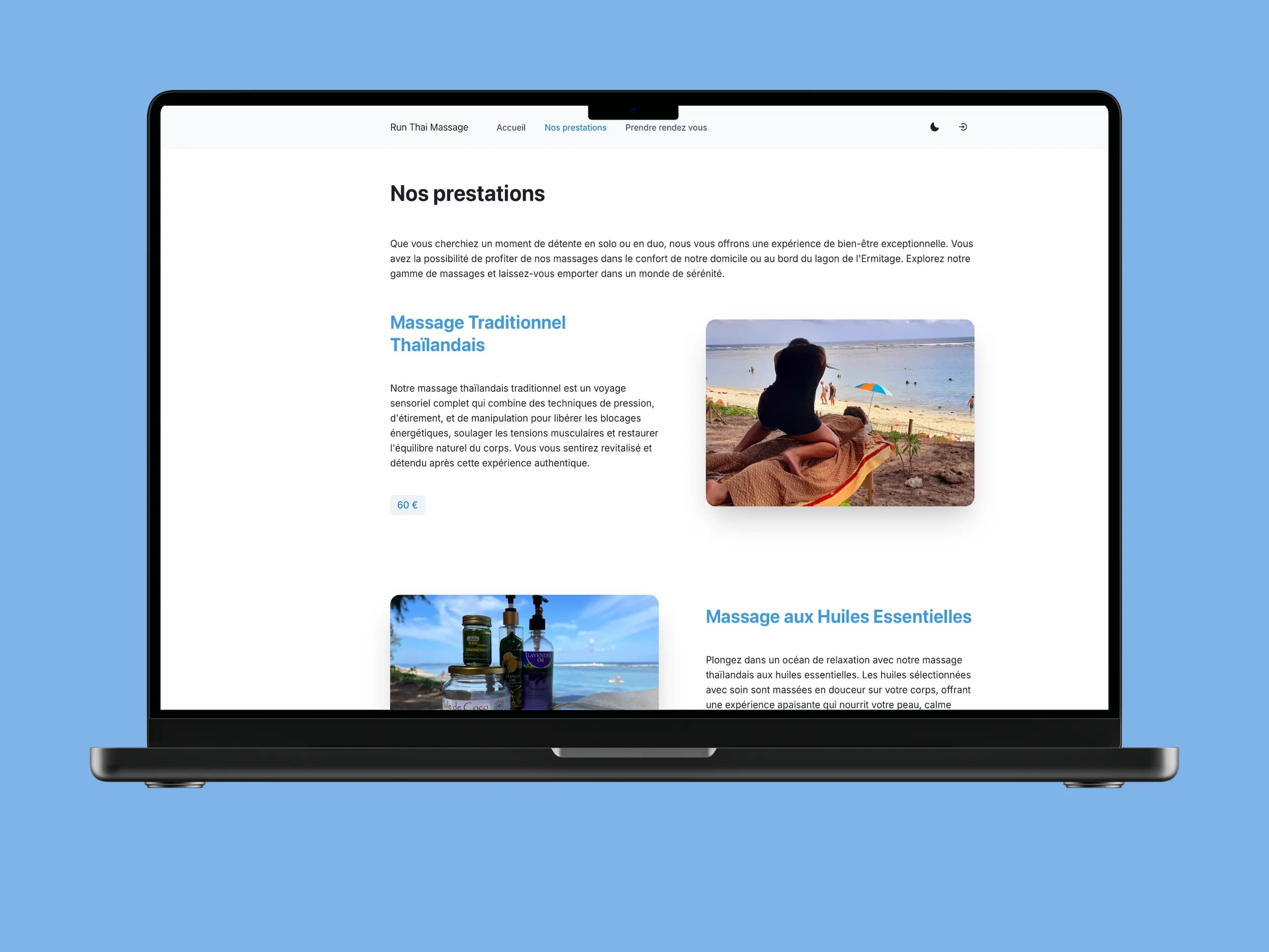 Prestations et ambiance du salon